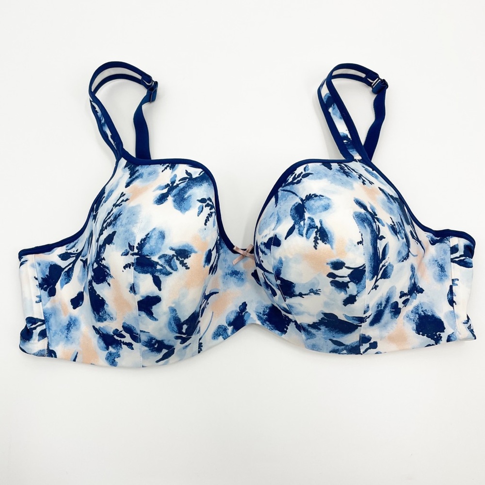 Cacique Floral Balconette Underwire Bra 46D